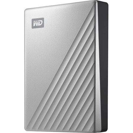 Western Digital External Portable USB 3.0 256-Bit Encryption Standard MAC My Passport Ultra 4 TB Hard Drive, Silver WE305895